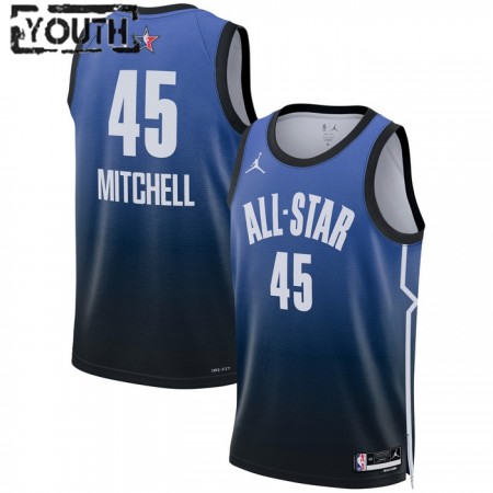 NBA Børn Trøje All-Star 2023 Team 1 Donovan Mitchell 45 Nike Blå Swingman NBA Børn Trøje All-Star 2023 Team 1 Donovan Mitchell 45 Nike Blå Swingman